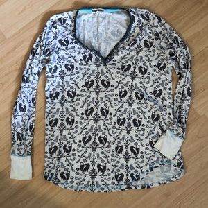 PJ Salvage | Thermal Printed Pajama Shirt Top